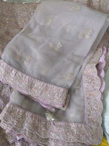 Beautiful Lavender Lehenga Skirt