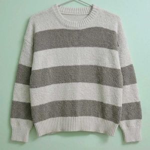 Cozy Striped Knit Sweater