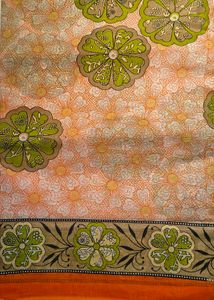 Floral Print Saree Pure Cotton Chapa Sare