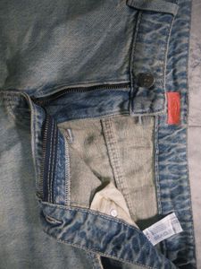 Unisex Vintage Wash  Baggy Jeans
