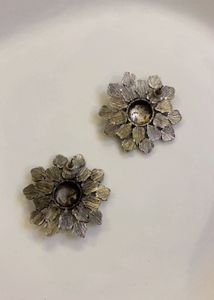 New Bohemian Multicolor Stone Stud Earrings