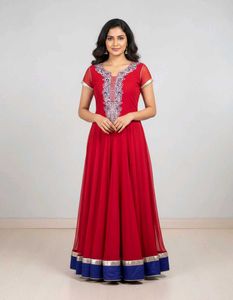Red Ethnic Dress