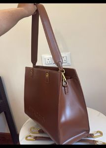 Miraggio Brown Tote Bag