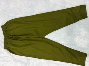 Cotton Olive Green Kurta set