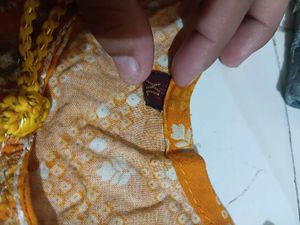 Beautiful Yellow Bandhani Kurta Set