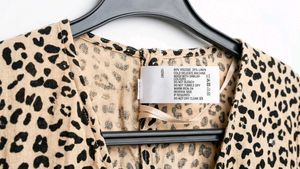 Leopard Print V-Neck Top