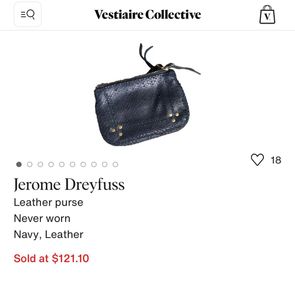 Jerome Dreyfuss Leather Pouch