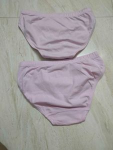 SUSIE Set of Two Pink Cotton Briefs
