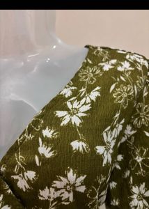Floral Wrap Blouse