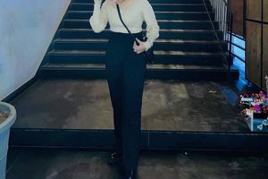 Ribbed Square Neck Top