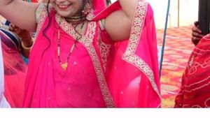 Embroidered Indian Wedding Outfit
