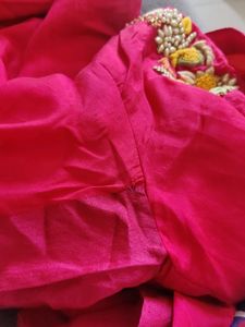 Ethanic Kurta -  Hot Pink +Orange