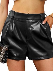 Faux Leather Shorts