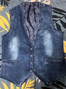 Denim Waist Coat