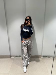 H&M grey cargo pants