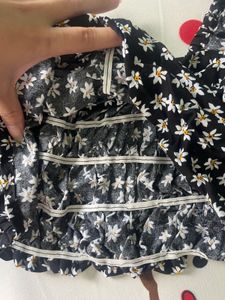 Floral Print Crop Top