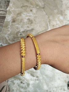 Elegant Gold Bangles Set