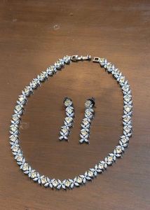 American Diamond Royal Necklace Set
