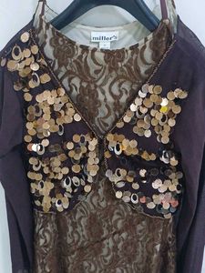 Sequin Embellished Ethnic Gown