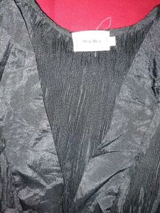 Vintage Black Tie-Front Wear