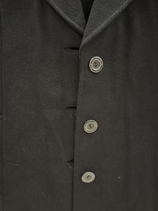 Women's Black Wool Long Coat