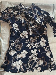 Floral Print Short Kurti