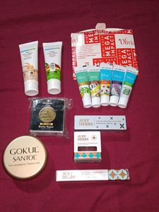 Mamaearth, Just Herbs & Olivia Skincare Set