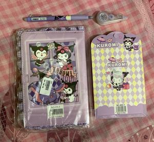 Cute Kuromi Stationery Set