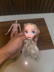 Disney Frozen Elsa Doll Head and Body