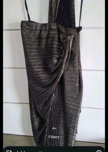 Elegant Black Halter Neck Top with ready to wear s