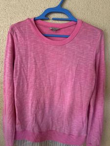 Pink Layered Long Sleeve Top