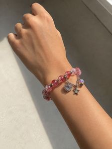 Charming Beaded Bracelet with Charms
