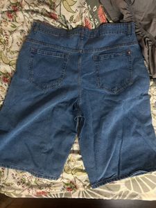 Classic Blue Denim Shorts