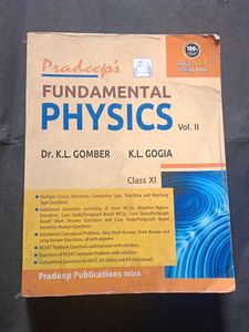 Pradeep's Fundamental Physics Vol. II - Class XI