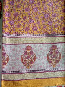 Vibrant Floral Saree