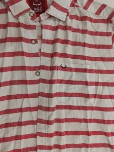 Men's Striped Short Sleeve Shirt
