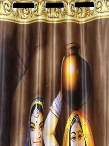Unique Curtains( Pack Of 2)
