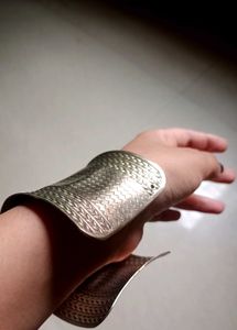Silver Tone Cuff Bracelet
