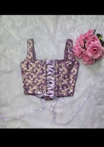 Elegant Purple &amp; Gold Ethnic Co-ord Set | Festive