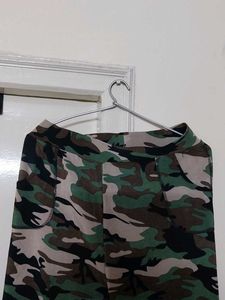 Camo Print Jogger Pants