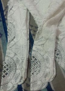 Elegant White Lace Top