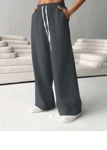 Trendy Drawstring Straight Leg Pants