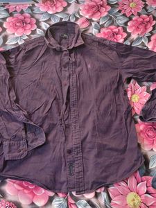 Men's Purple Long Sleeve Shirt