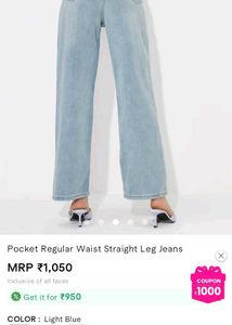 Light Wash Wide Leg Jeans