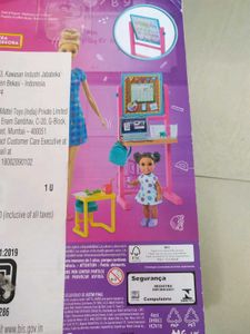 Barbie Doll &amp; Little Friend Classroom Playset