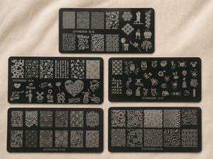 Nail Art Stamping Plates Set