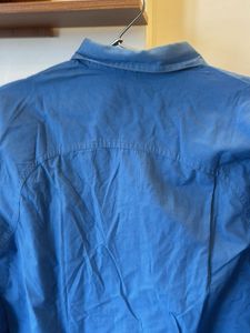 Classic Blue Button-Down Shirt