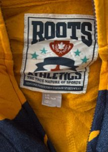 Roots Athletics Yellow Zip Hoodie