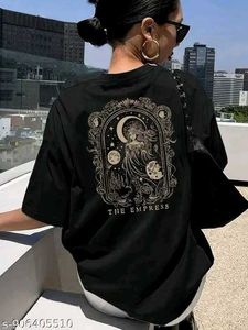 Unique Graphic Print Oversized T-Shirt