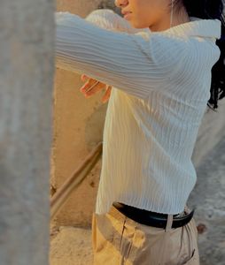 Imported Korean Crop Shirt